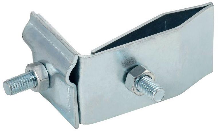 Держатель проводника круглого 6-10мм для фальца угловой h=70мм оцинкованная сталь HDZ IEK - ZDP80-14-2-16-70