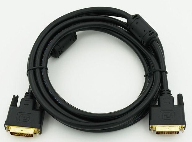 Кабель DVI-D (m) 3м феррит.кольца черн. 699306