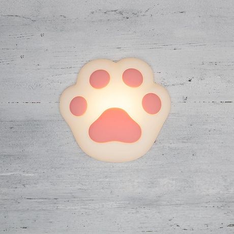 Силиконовый ночник Кошачья лапа розовый | 503-005 NEON-NIGHT
