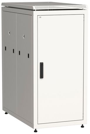 Шкаф сетевой 19" LINEA N 24U 600х1000 мм металлические двери серый | LN35-24U61-MM ITK IEK