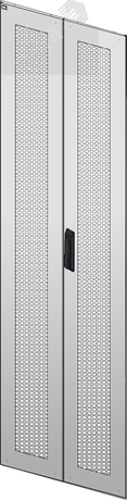 Дверь двустворчатая для шкафа LINEA N 47U 800мм перфорир. сер. ITK LN35-47U8X-D2P IEK