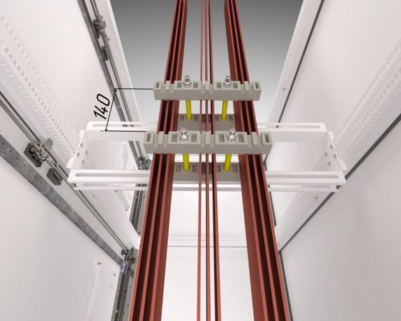 Кронштейн для шинодержателя плоских шин FORT корпуса глубиной 600 PROxima| FBS600 | EKF