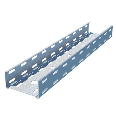 Лоток перфорированный 500х50 L3000 сталь 1мм LPE50х500х1.00 "СТАНДАРТ" КМ LO0410 КМ-Профиль LPE50*500*1.0*3000