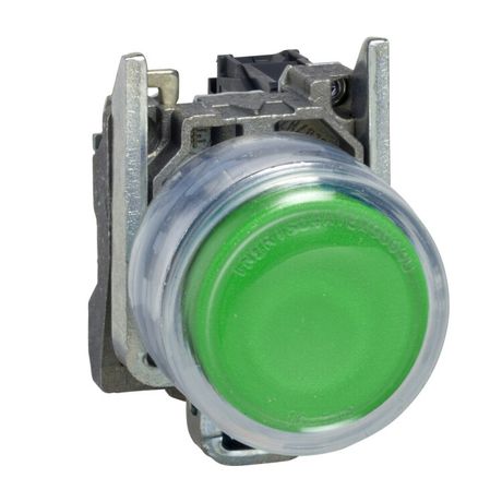 Кнопка зеленая возвратная без фиксации 22мм 600В 1но - XB4BP31 Schneider Electric