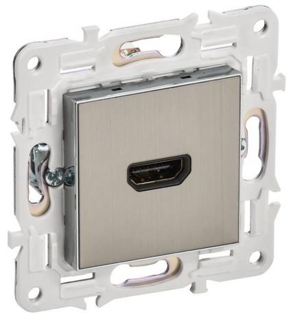 Розетка HDMI SKANDY SK-H01N никель IEK SK-H10-K50