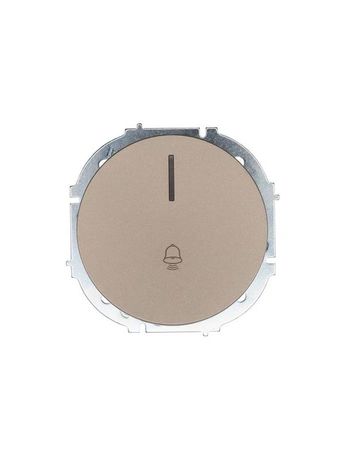 Кнопка звонка СП OSEN с подсветкой механизм титан LEZARD 743-3788-108