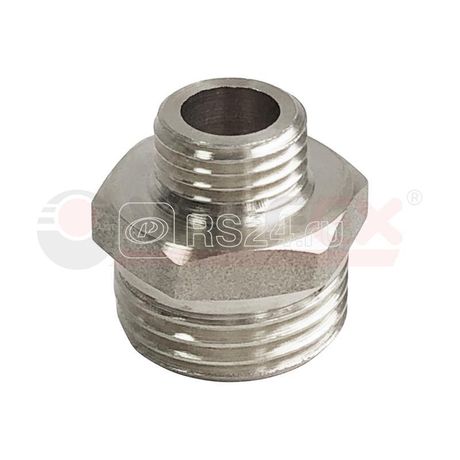 Ниппель никелированный переходной НР 1 1/2дюйм - 3/4дюйм (50/5) VALFEX VF.580.N.112.034