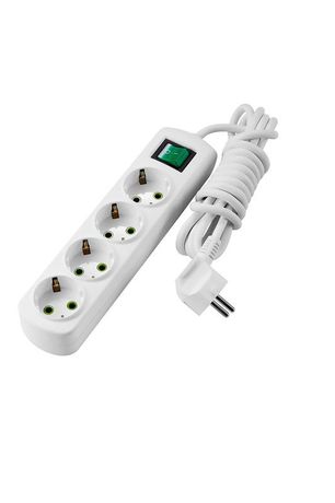 Удлинитель 4х3м с заземл. Letitia выкл. LEZARD 721-0403-402