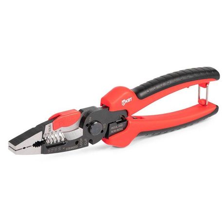 ПРОФИ с функцией опрессовки снятия изоляции и резки | 101597 КВТ Мультитул-пассатижи 215 мм серия