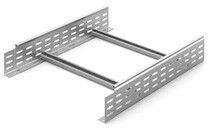 Лестничный лоток замковый 500х100х3000, толщ. 1,5 мм, Сендзимир цинк, 013511 | НЛО-500х100х3000-1,5-СЦ Ostec