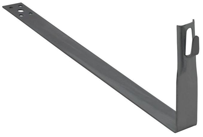 Держатель проводника круглого 6-8мм черепичная кровля L=430мм оцинкованная сталь TD IEK - ZDP80-13-5-68-430