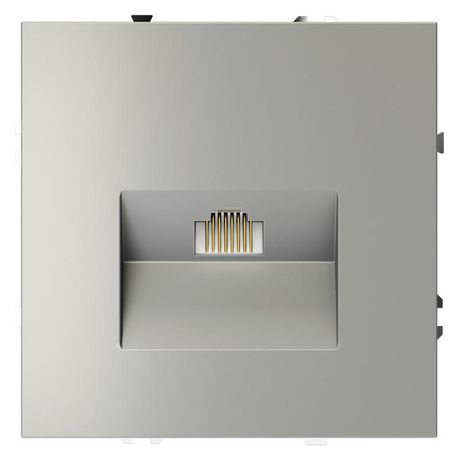 Розетка компьютерная 1-м СП S70 RJ45 кат.6 механизм сталь Voltum VLS060105 Voltum арт. VLS060105