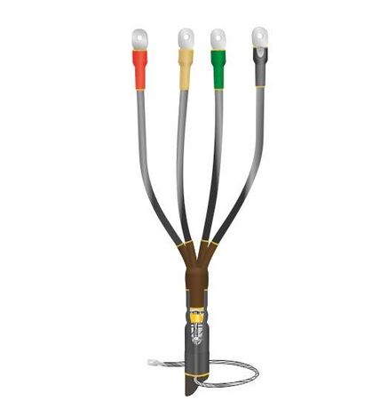 Муфта кабельная концевая внутр. установки 1кВ 1КВТпНнг-LS-4х(35-50) с болт. наконечн. Нева-Транс Комплект 22040046 Нева Транс