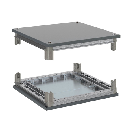 Комплект крыша и основание для оцинкованных шкафов OptiBox M 600x800мм КЭАЗ 306699