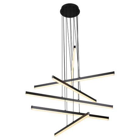 Светильник светодиодный Mabel 6183-201 LED 120Вт 3000-6000К (подвес) подвесной с пультом черн. Rivoli Б0068430 ЭРА