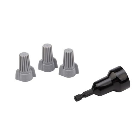 Соединительный изолирующий зажим с лепестками СИЗ-15 ø 14,9 мм (4-16 мм²), серый (10 шт./уп.) | 08-0759-10 REXANT MEET