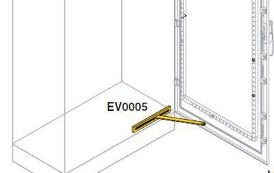 Фиксатор двери в открытом положении | EV0005 ABB