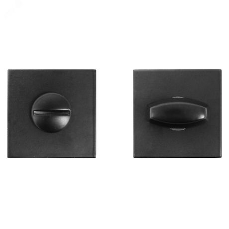 Завертка сантехническая к ручкам АЛЛЮР АРТ BK-S2 BL(61150) матовый черный - 13853 ПТК