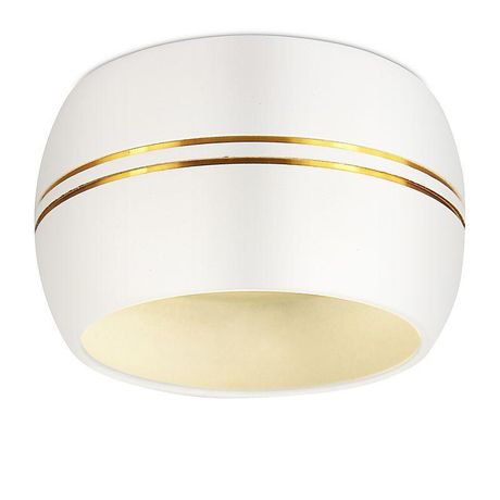 Светильник накладной подсветка OL13 GX53 WH/GD под лампу Gx53, алюминий, цвет белый/золото (40/1200) | Б0049037 ЭРА
