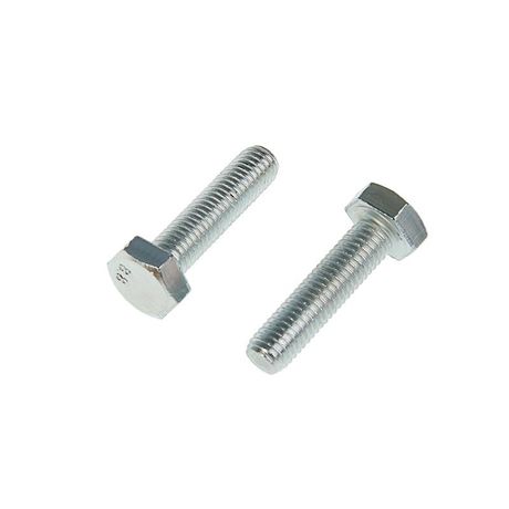 Болт с шестигранной головкой М18х160 DIN 933 класс прочн. 8.8 оцинк. (1кг/3шт) Tech-Krep/Zitar 958655