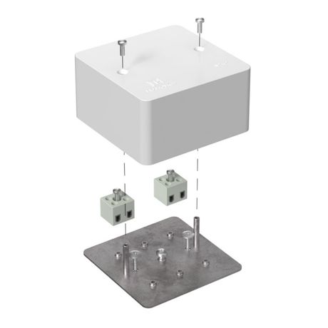 Коробка огнестойкая для кабель-канала 40-0460-FR6.0-4 Е15-Е60 (латунь) 85х85х45 IP42 4p, 6.0 мм.кв.| 40-0460-FR6.0-4-Е60 | Промрукав Строитель