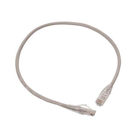 Патч-корд TERACOM PRO Cat.5E неэкранированный UTP оболочка PVC серый (0,5м) | TRP-5EUTP-PVC-05M-GY EKF