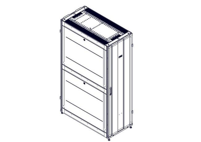 Шкаф Uniprom 42U-600/1200 боковые панели 4шт черн. SE UR3300 APC