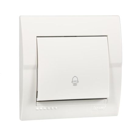 Кнопка звонка Deriy бел. LEZARD 702-0202-103