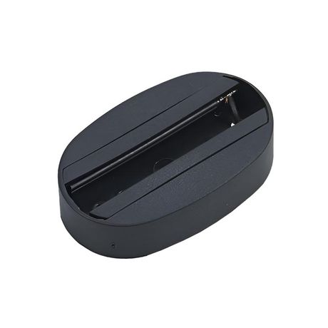 Крепление для трековых светильников стационарное CKB90-BL 90мм черн. IN HOME 4690612060774