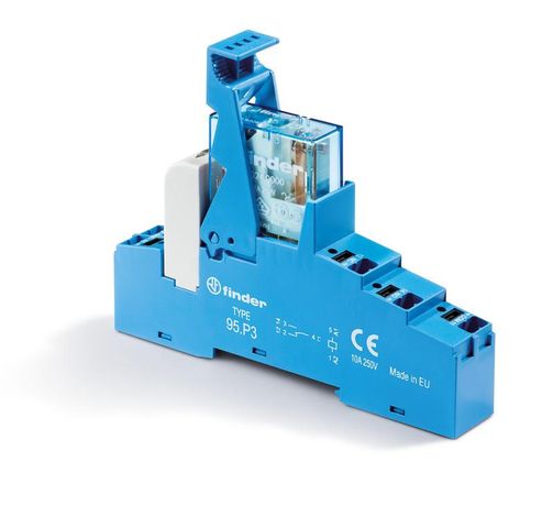 Интерфейсный модуль, электромеханическое реле; 1CO 10A; контакты AgNi; питание 24В AC; категория защиты IP20 | 48P380240060SPA Finder 48.P3.8.024.0060SPA