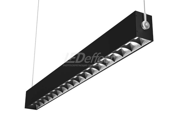 Светильник LED СТРЕЛА UGR (ССО) 80Вт 6400Лм КСС Д 4,0К IP20 специальная оптическая система (LE-ССО-23-080-2469-20Д) ЛЕД-Эффект