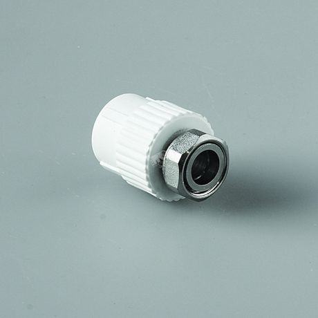 Муфта комбинированная 32x1 1/4' ВР, накидная гайка, полипропиленовая PPR белая - PA29019 PRO AQUA