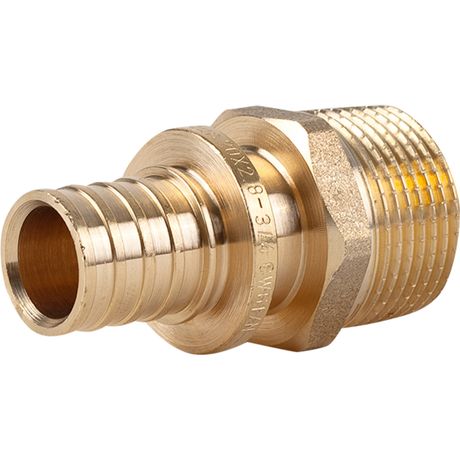 Муфта аксиальная латунная ВР 20x1/2 - AX1802012 PRO AQUA