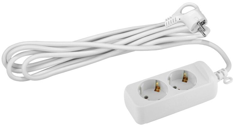 Удлинитель Россия UX-2e-3m c заземл, 3х0,75мм2, ПВС, 2гн, 3м ЭРА - Б0038573