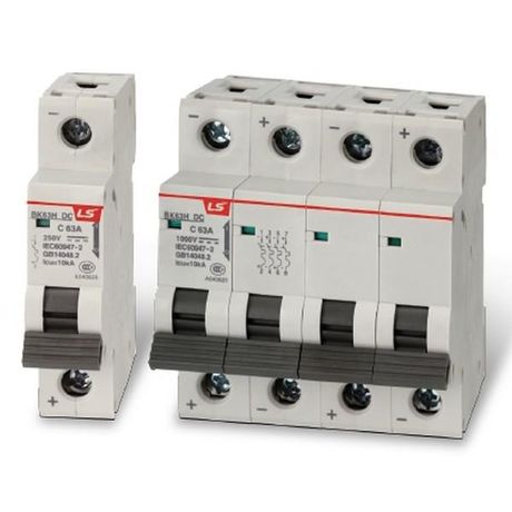 Автоматический выключатель BK63H-DC 1P C6A 10kA 250VDC | 626055000 LSIS