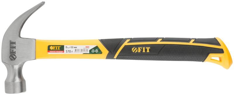 Профи 30 мм 570 гр - 44780 Молоток-гвоздодер фиброглассовая усиленная ручка РОС