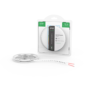 Лента светодиодная LED 9,6 Вт/м 624 Лм/м 2835-SMD 120 шт/м 12 В DC зеленый IP20 блистер (3 м ) Basic Gauss - BT068