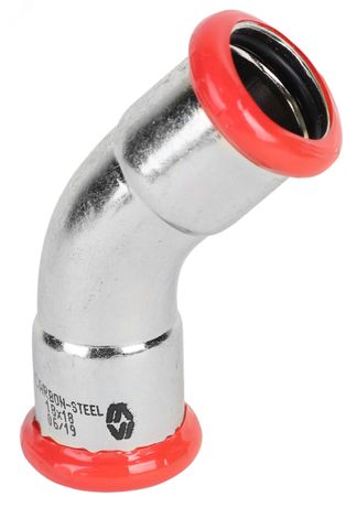 Колено 45гр 18 (оцинкованная сталь) - CF.531.05 MVI