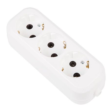 Колодка 3 гнезда с заземлением «Эконом» | 11-8712 PROconnect MEET