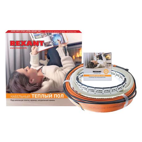 Комплект "Теплый пол" (кабель) двухжил. 2400Вт 160м 15-20кв.м RND-160-2400 в стяжку Rexant 51-0522-3 MEET