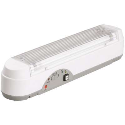 Светильник аварийный 2х8 3ч постоянный IP20 с лампой G5 - LLBA1-3923A-2-08-K01 IEK