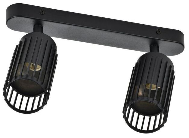 Светильник 4208 настенно-потолочный под лампу 2хGU10 черный - LT-USB0-4208-GU10-2-K02 IEK