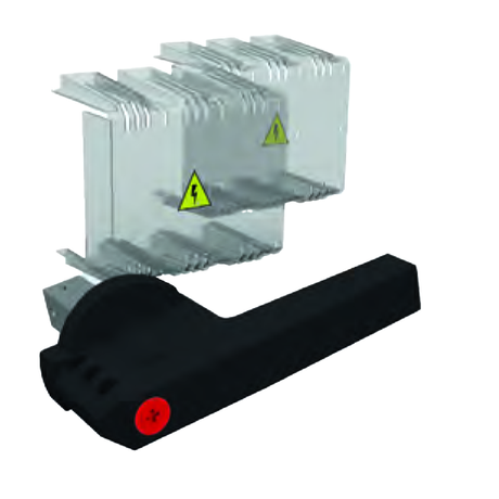 Рукоятка с защитным экраном OptiSwitch DI-F-3 | 369420 КЭАЗ