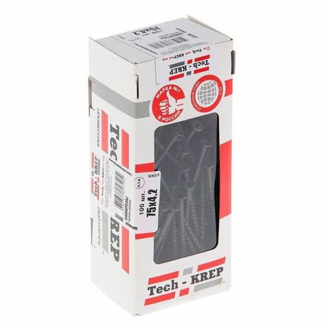 Саморез гипсокартон-дерево 4.2х75 (коробка) (уп.100шт) Tech-Krep/Zitar 102127