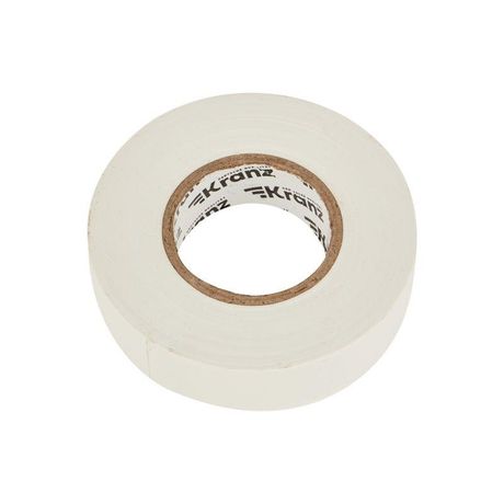 Изолента ПВХ профессиональная 0.18х19мм 20м бел. (уп.10шт) Kranz KR-09-2801