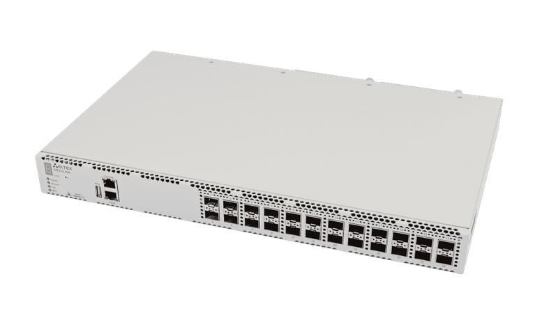Коммутатор Ethernet 1х10/100/1000BASE-T (ООВ) 24х10GBASE-R (SFP+)/1000BASE-X (SFP) L3 2 слота для модулей питания ELTEX MES5324A