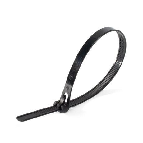 Стяжка нейлоновая КСР 7.5x300 (черн) (100шт) - 80146 КВТ