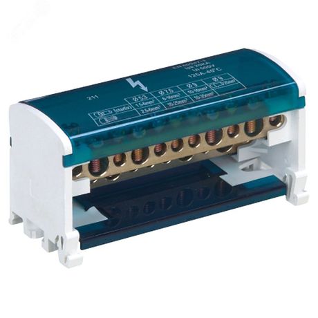 Шины на DIN-рейку в корпусе (кросс-модуль) 4х15 3L+PEN LD505-415 | 39685 STEKKER FERON