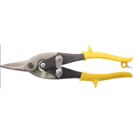 Ножницы по металлу прямые "Лайт" 250мм пластик. ручки инструментальная сталь КУРС 41450