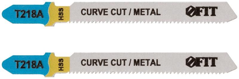 Полотно пометаллу HSS фрезерованные волнистые зубья 76/51/1.1мм (T218A) (уп.2шт) FIT 40910 РОС